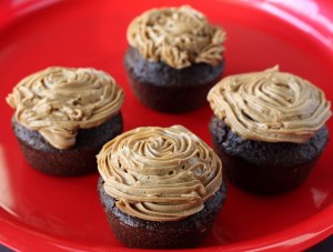 Prune Cupcakes With Coffee Butter Frosting